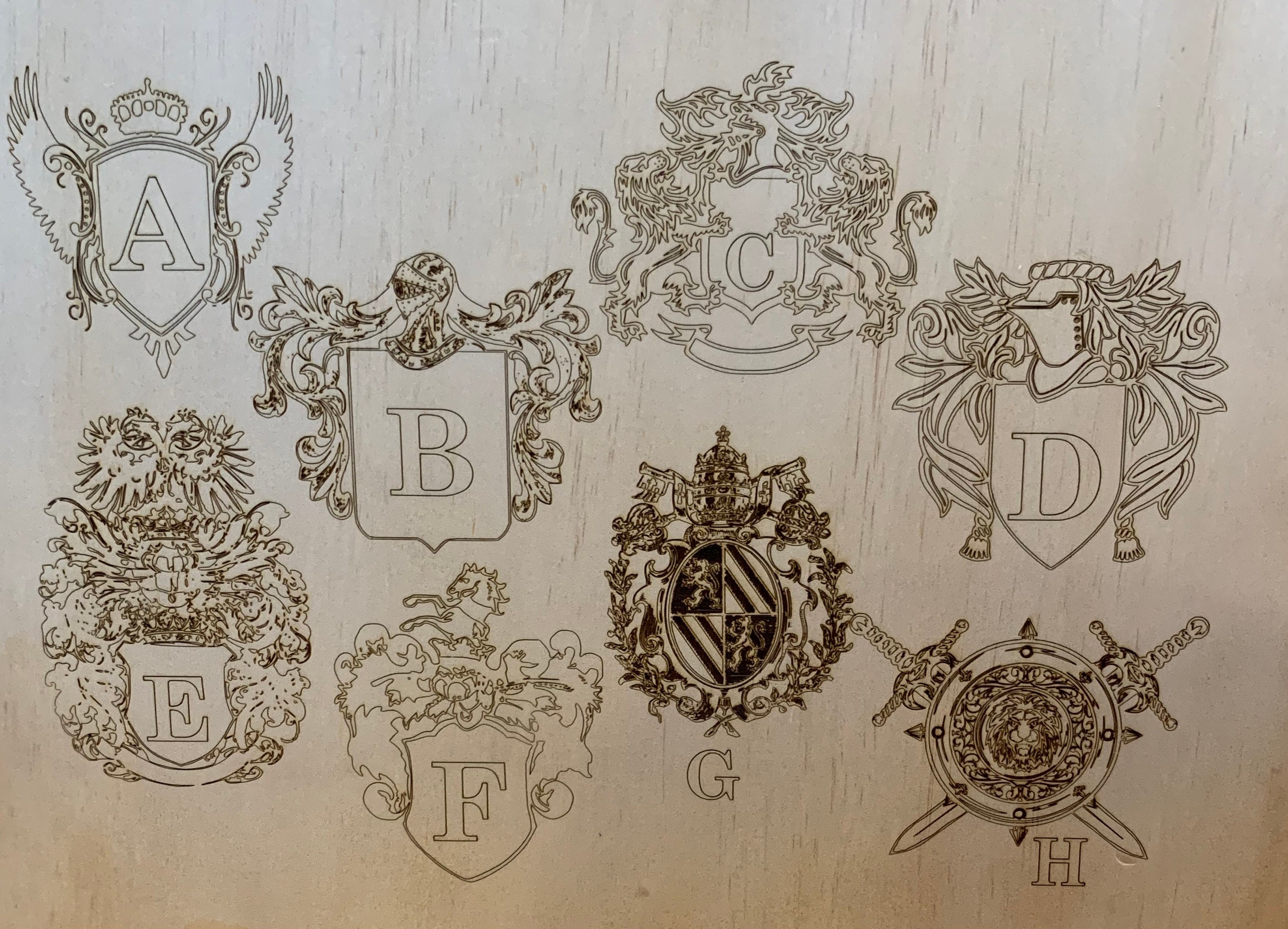 Laser engraved wall decor with artful edges. Etsy