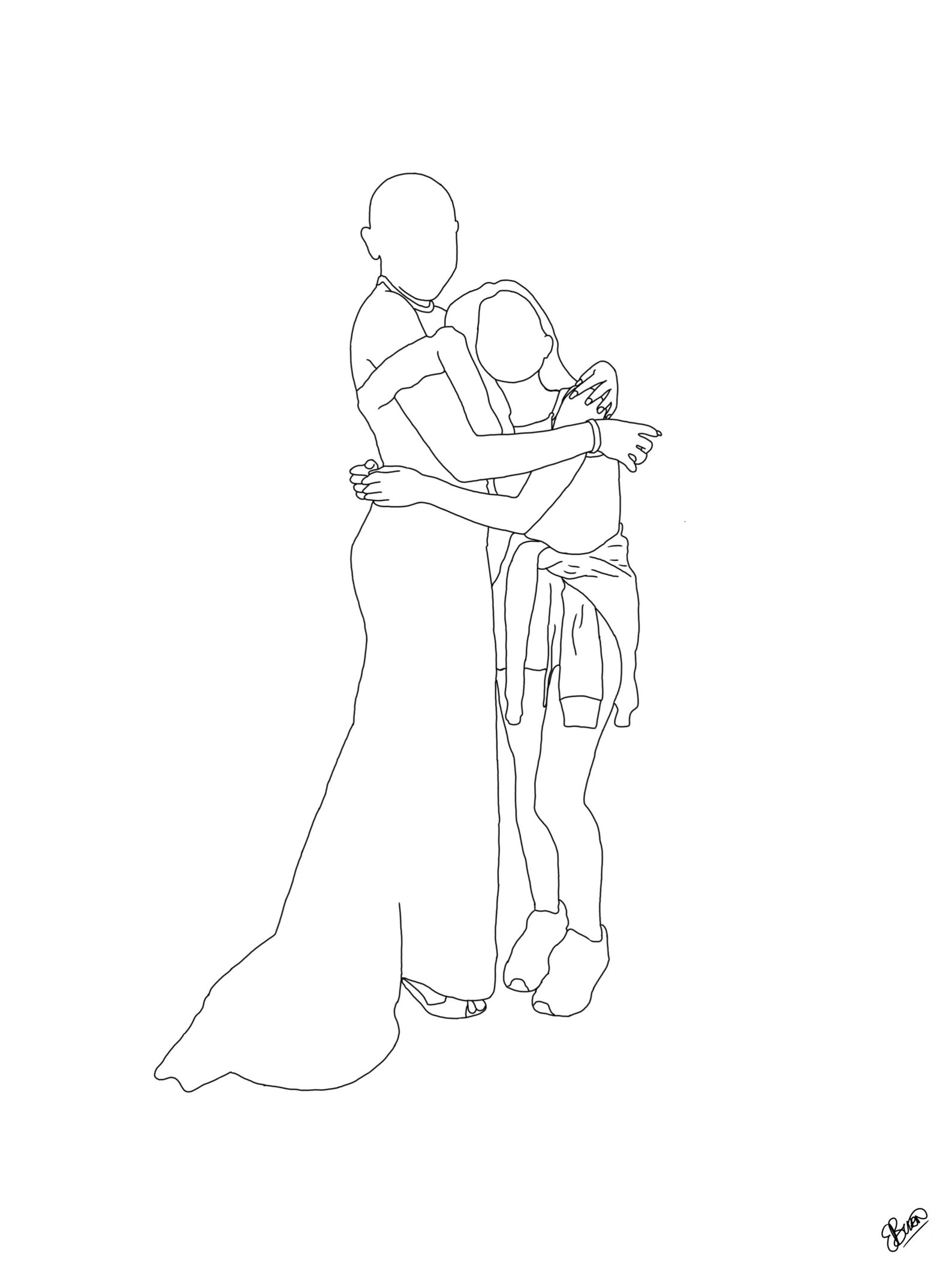 Portrait outline app image