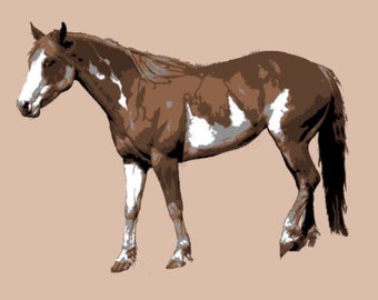 HORSE multi 5 layers stencil design,decor ,craft, art,animal ,Digital art , stencils, Airbrush, cricut, PNG cutting files
