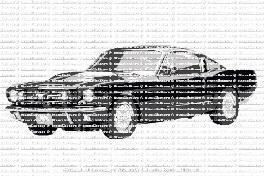 FORD MUSTANG Multi 4 Layers Stencil Design,decor ,craft, Art,cars ...