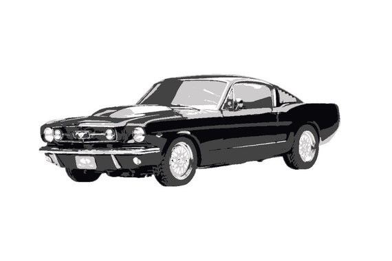 FORD MUSTANG Multi 4 Layers Stencil Designdecor craft | Etsy