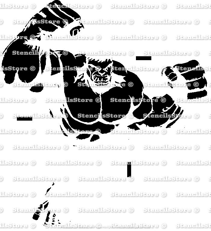  1- 5.5x5.5 inch Custom Cut Stencil, (VE-17) Hulk Arts and  Crafts Scrapbooking Painting on The Wall Wood Glass : Arts, Crafts & Sewing