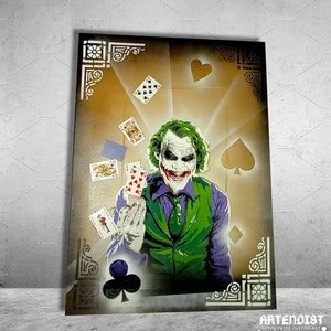 JOKER Layered Schablonendesign, 9 Schichten, Film, Portrait, Digital Art, Schablonen, Airbrush, PNG, Plotter Bild 2