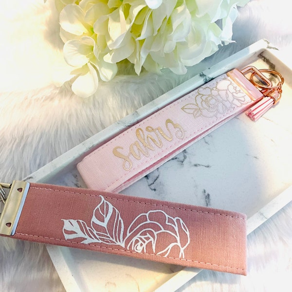 Key Chain Wristlet Etsy