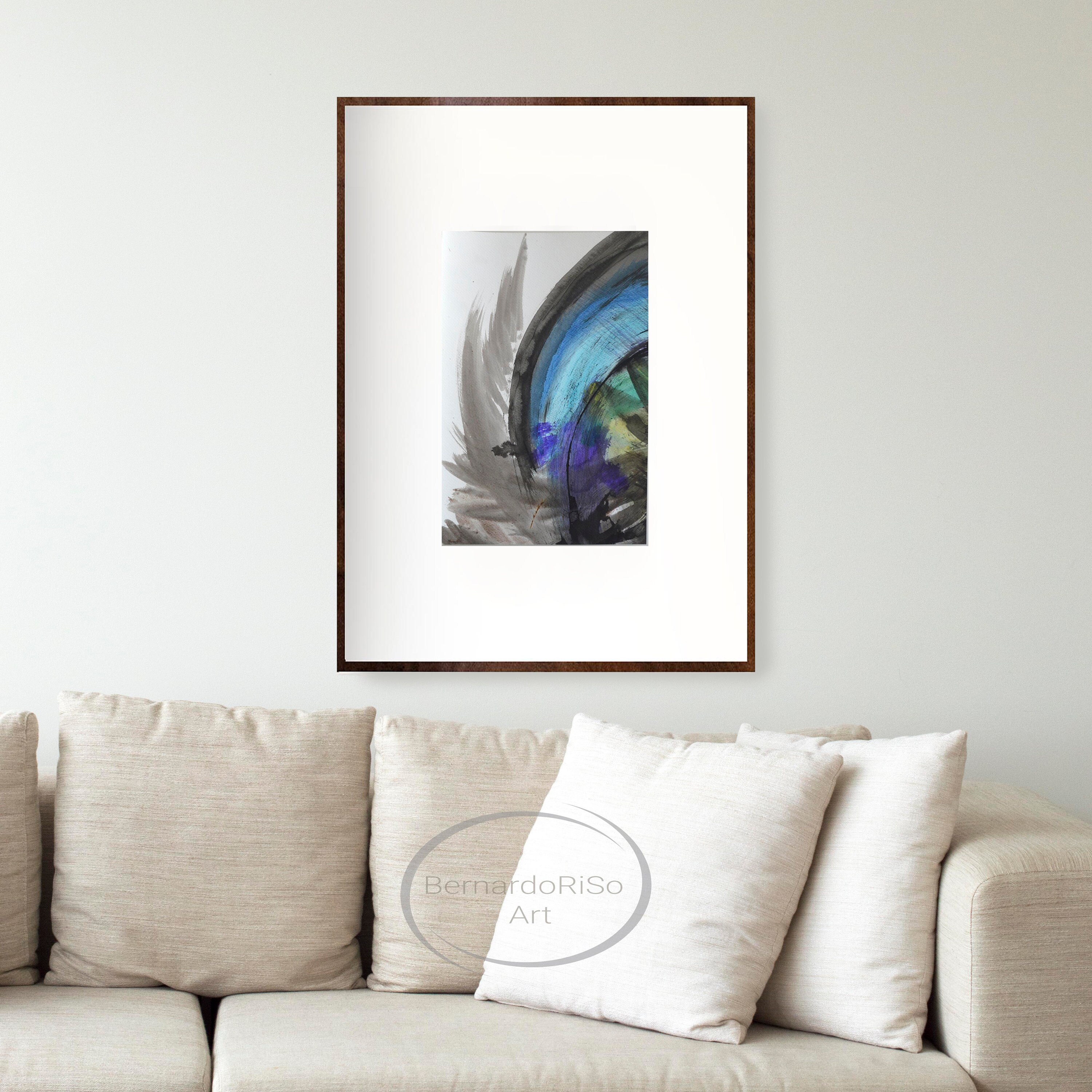 Set of 3 Abstract Ink Paintings Abstract Art set 3 Abstract Etsy Canada