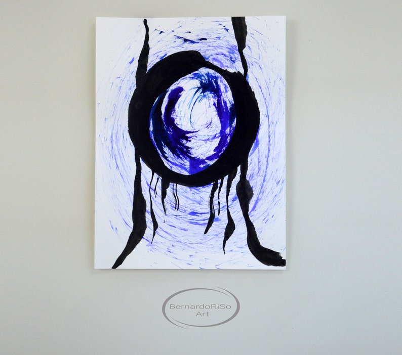 Original Circle Abstract Art Circle Abstract Painting Etsy