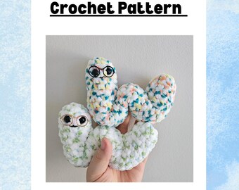 Benji the Bookworm Crochet Pattern (PDF Pattern)