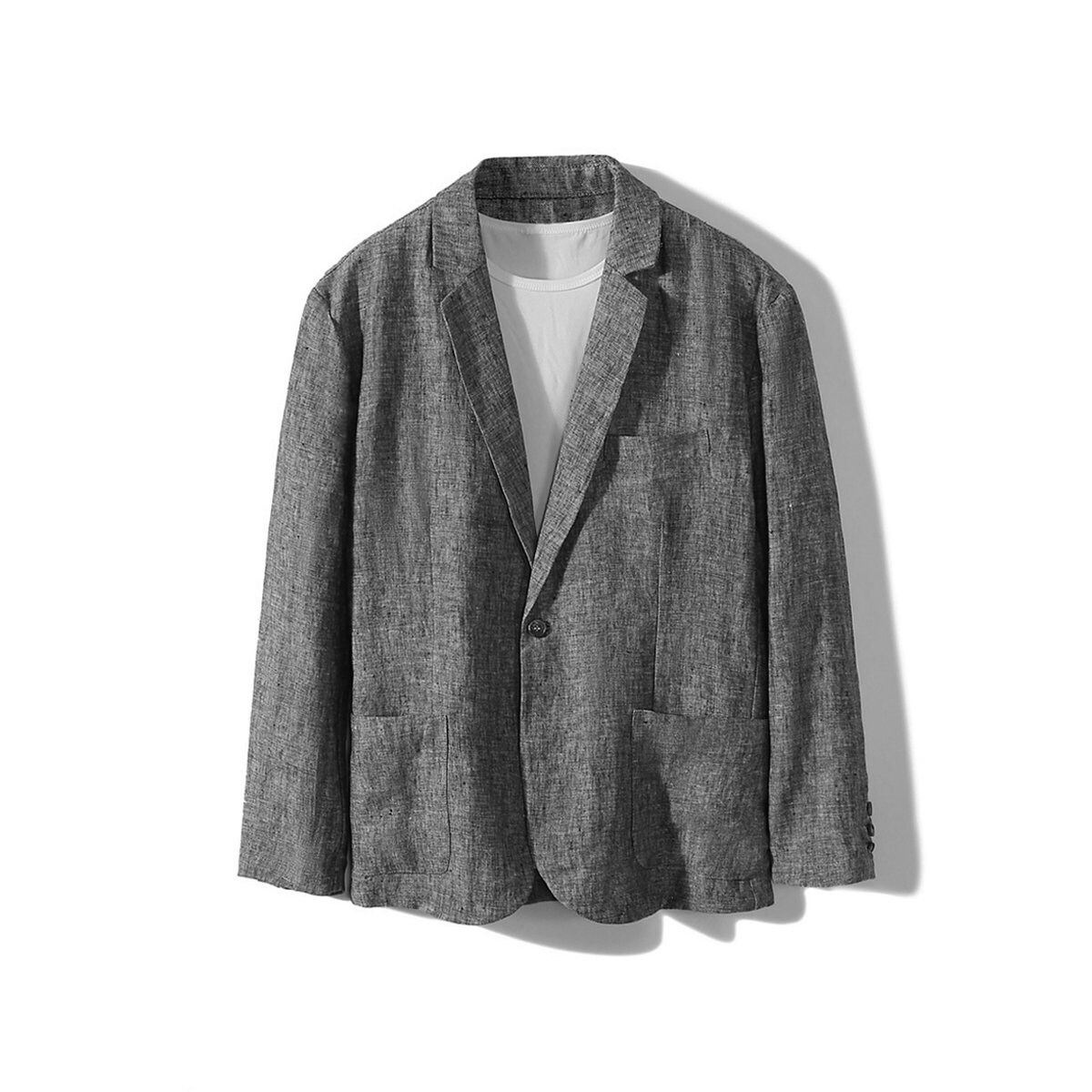 Men's Linen Suit Jacket Linen Casual Blazer for Men Mens Etsy