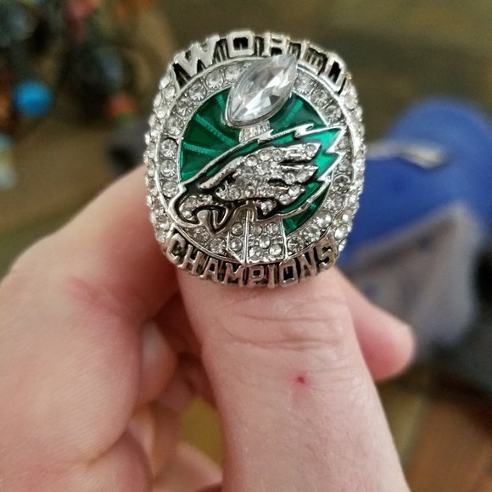 Philadelphia Eagles Ring Replica Etsy