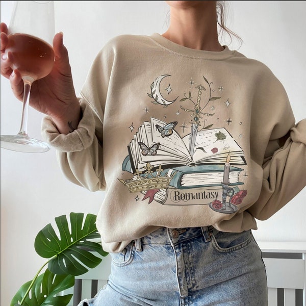 Bookish Sweatshirt Romance Reader Gift Reading Sweatshirt Book Sweatshirt Fantasy Reader Merch Librarian Shirt Bookish Apparel Literature