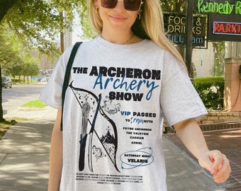 LICENSED Archeron Archery | Vintage ACOTAR Shirt Velaris Shirt Night Court Acotar Merch Romance Reader Gift Women SJM Merch slow burn Shirt