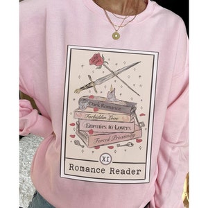 Romance Reader Tarot Card Sudadera Bookish Sudadera Libro Sudadera Literatura Sudadera Lectura Sudadera Enemies to Lovers Shirt