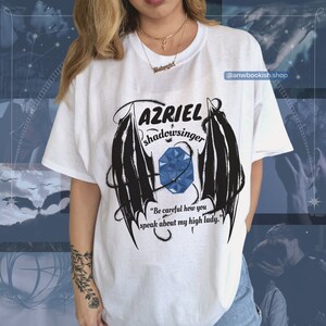 LICENSED ACOTAR Merch Azriel Shirt Bat Boys Shirt ACOWAR Bookish Merch ...