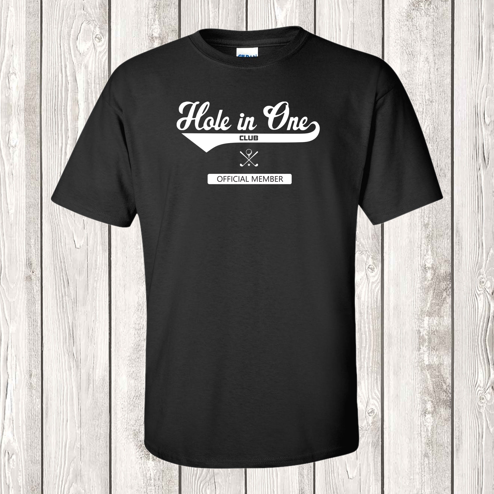 Hole in one t shirt cheap