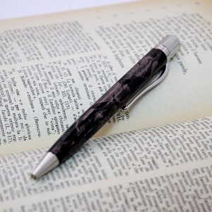 REDÓ FLORENCE 1989 - Ballpoint pen VERROCCHIO, precious resin with 24Kt palladium plated bronze elements. Handmade in Florence - Italy