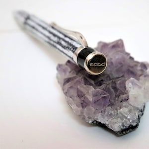 REDÓ FLORENCE 1989 - Ballpoint pen "Apollonio White" precious resin with 24Kt palladium plated bronze elements. Handmade in Florence - Italy