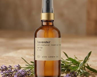 Lavender Room & Linen Spray: All Natural Aromatherapy Mist