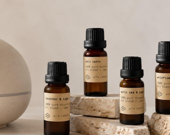 100% Pure Essential Oil Blends: Therapeutic Grade Aromatherapy (15 mL)