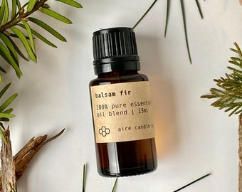 Balsam Fir Essential Oil Blend | 100% Pure, All Natural, Undiluted Vegan Blend for Diffusers & Aromatherapy | High Quality Therapeutic Grade