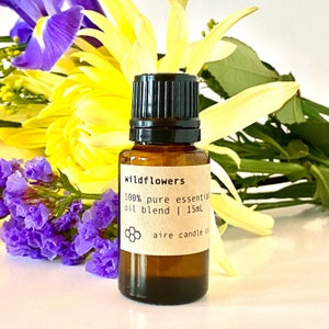 Wildflowers Essential Oil Blend | 100% Pure, All Natural, Undiluted Vegan Blend for Diffusers, Aromatherapy | High Quality Therapeutic Grade