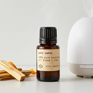 Palo Santo Essential Oil Blend: 100% Pure Palo Santo, Cedarwood, Patchouli & Orange (15 mL)