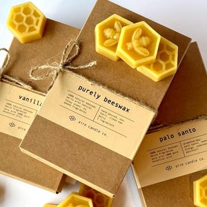 Beeswax Melts: Essential Oil Scented Wax Tarts (Pack of 8)