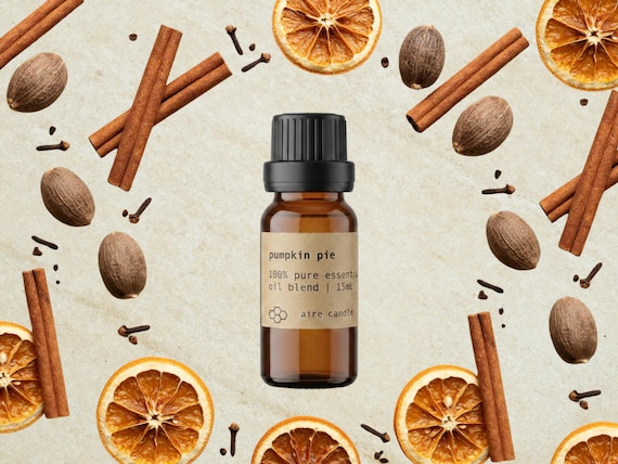 Pumpkin Pie Essential Oil Blend: Spicy Fall Aromatherapy Diffuser (15 mL)