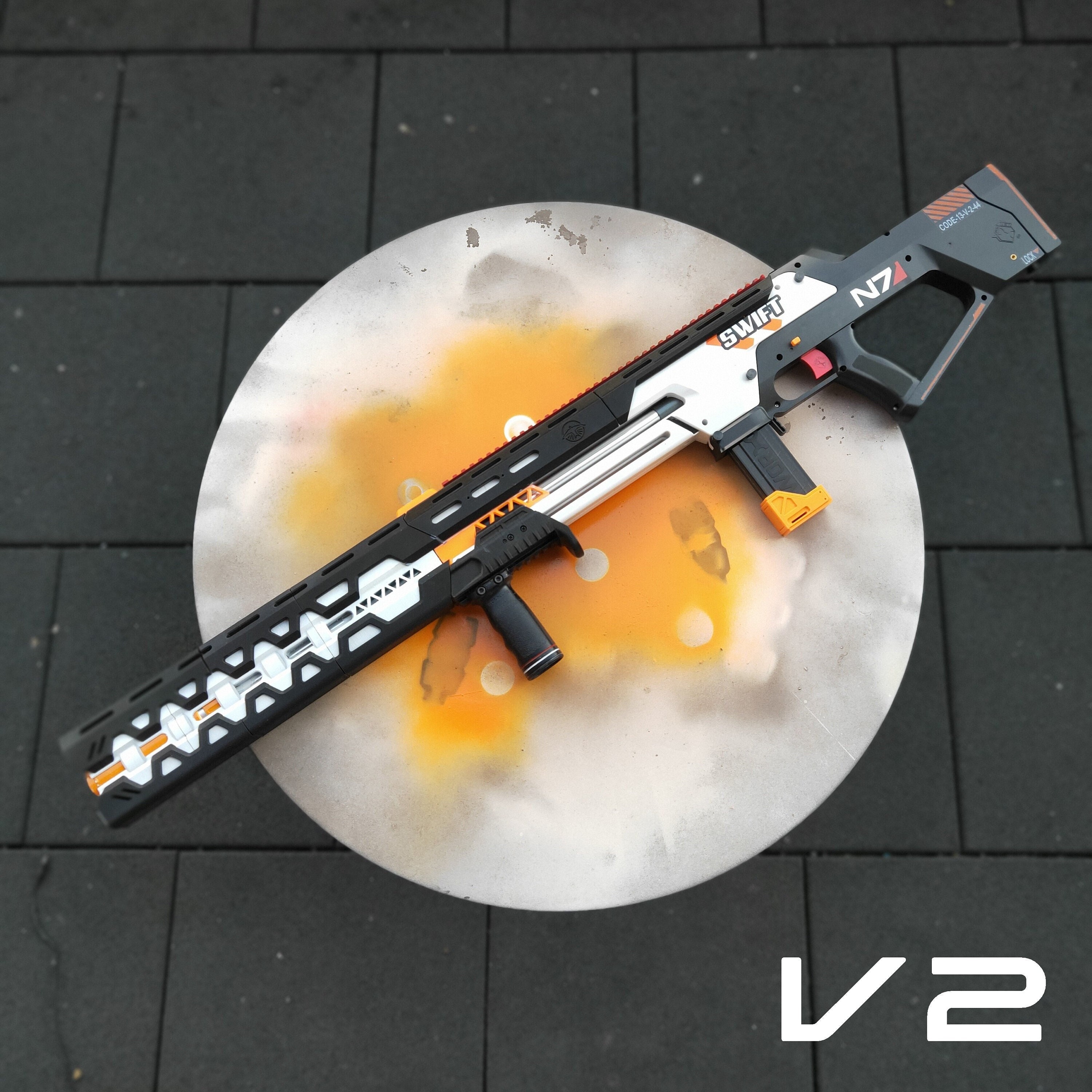 AirMarksman FX Impact Backbone Rail Long - 30 MOA Black