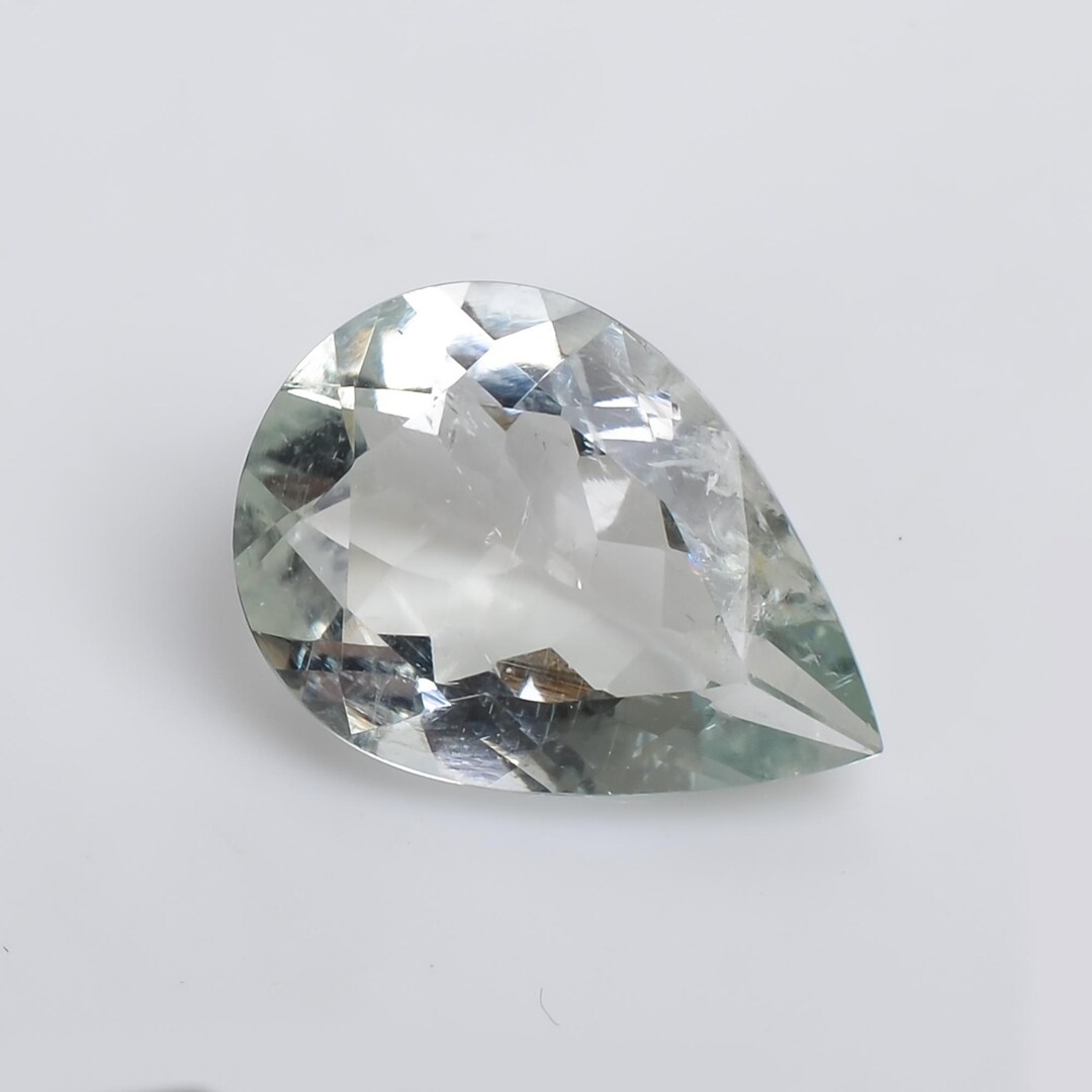 Natural Green Albite Pear Shape Cut Stone Loose Gemstone for Making ...