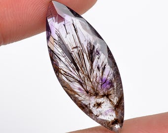 シトリン ペアシェイプカットストーン 天然ルースジェムストーン 1個