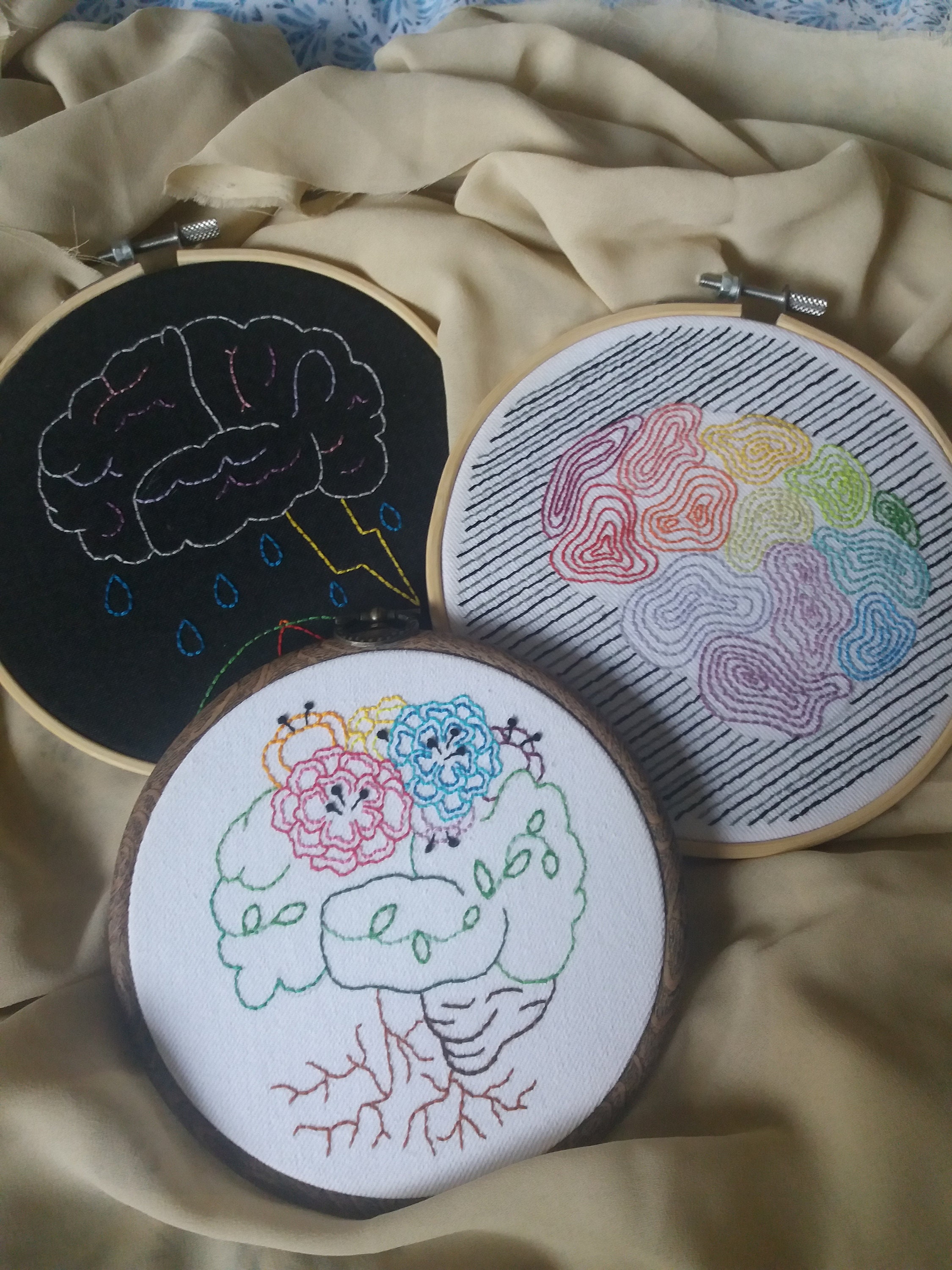 Full Embroidery Kit. Nautical DIY Beginner Hoop Art Craft. Adult  Anxiety/stress Relief Seaside Gift 