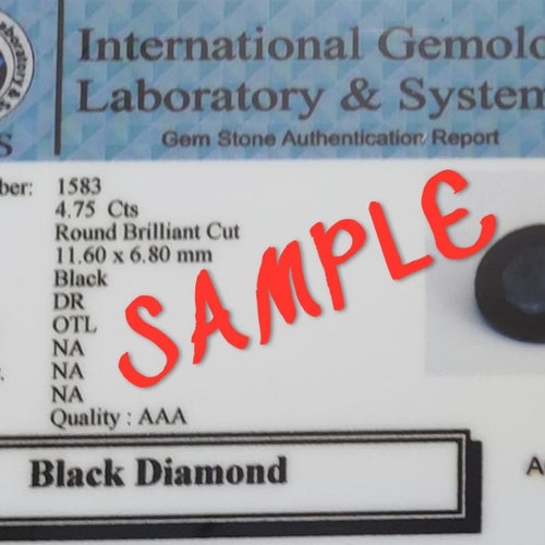 Black Diamond Bracelet 4 mm Quality AAA Real Carbonado Black shops Diamond Certified ! Gift for partner, Jewelry