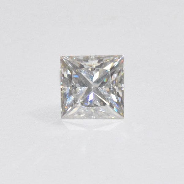 5-6 Ct Princess Cut Off-White Diamond Great Shine Clarity Certified ! Jewelry making, Ring making