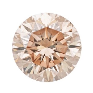 2 Ct Loose Champagne Color Diamond Quality-AAA With Certificate
