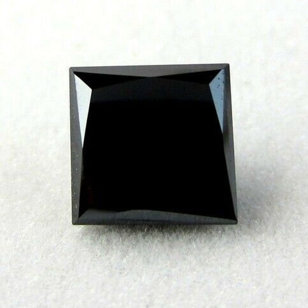 6-8 Ct Princess Cut Black Diamond Loose Quality AAA Certified ! Jewelry making, Ring making, Pendant making