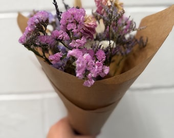 Mini ramo de flores secas / Ramo de regalo eterno