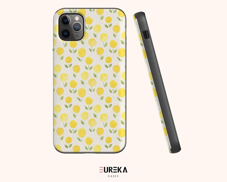 iPhone 12 Mini iPhone 11 Pro Max Available for iPhone 12 Pro Max iPhone SE 12 Pro Summer Lemons CARD+MIRROR Premium iPhone Case