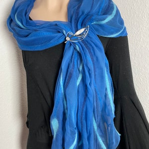 Tuchnadel Silberbrosche Kiltnadel Schalspange Schließe Strickjacken Poncho Spange Schalnadeln Geschenk Ideen für Frauen Bild 6