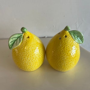 Amalfi Lemon Salt and Pepper Set