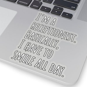 Receptioniste Sticker