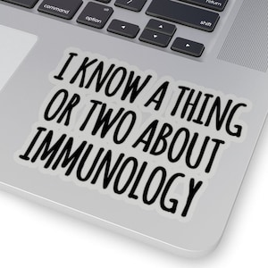 Pegatina de inmunología