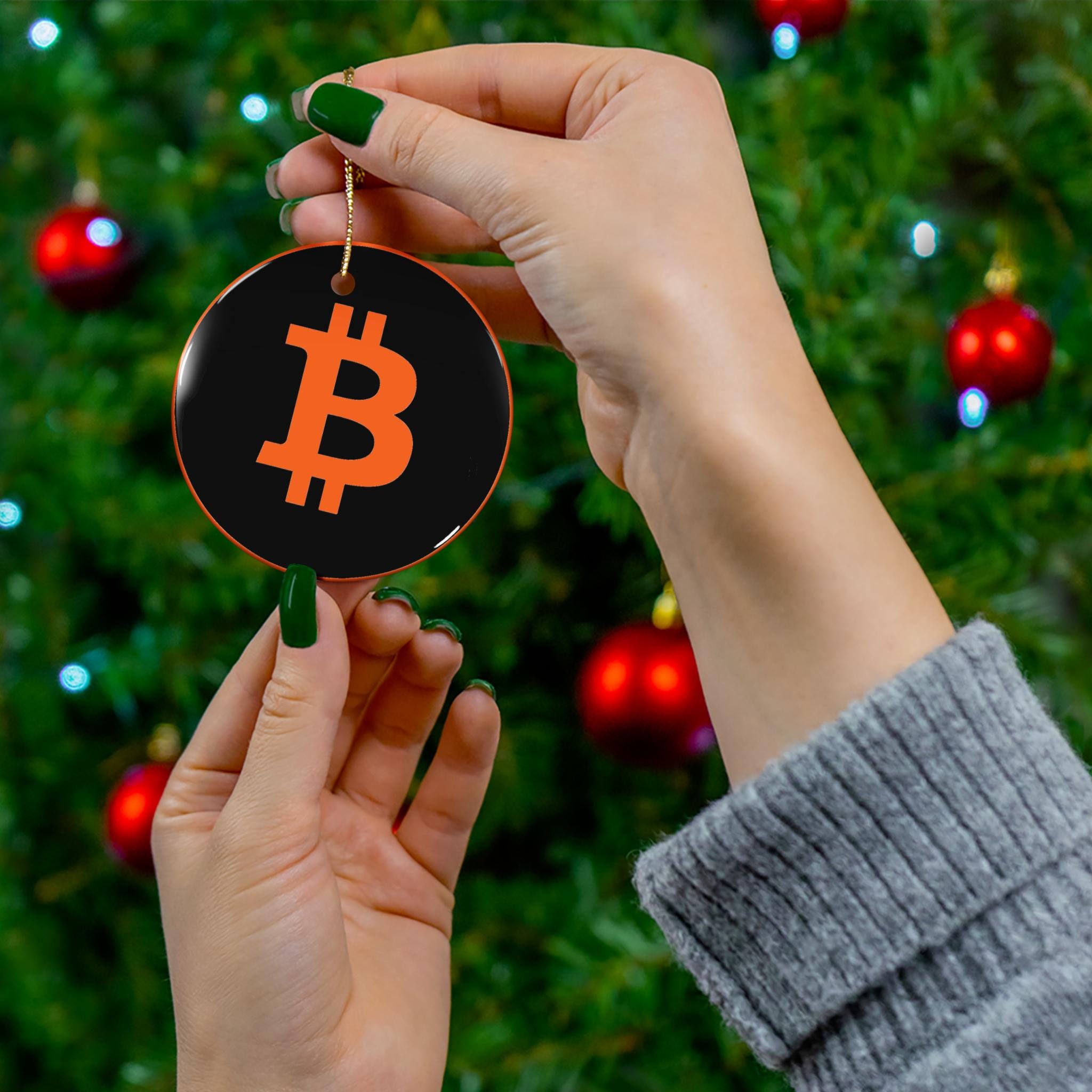 ビットコインクリスマスオーナメント