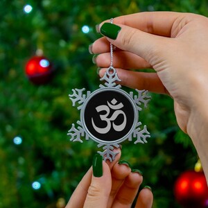 Om Pewter Ornament