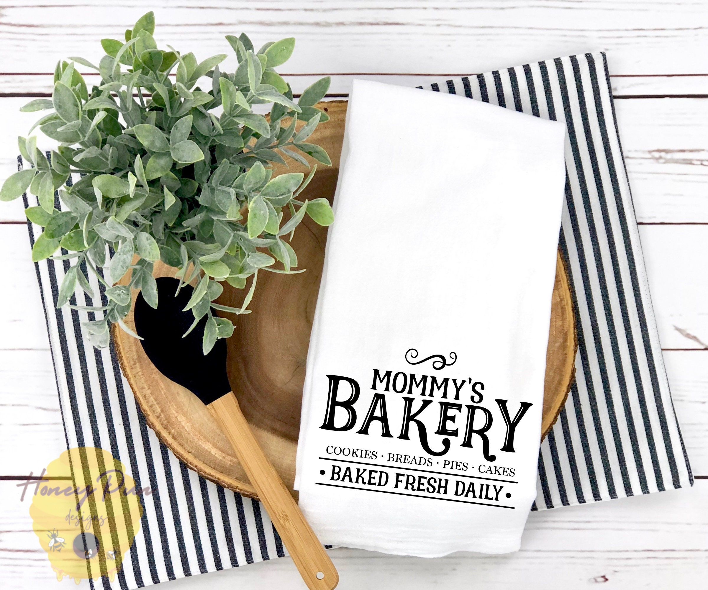 Mommys Bakery Kitchen Towel Tea Towel Housewarming Gift Etsy