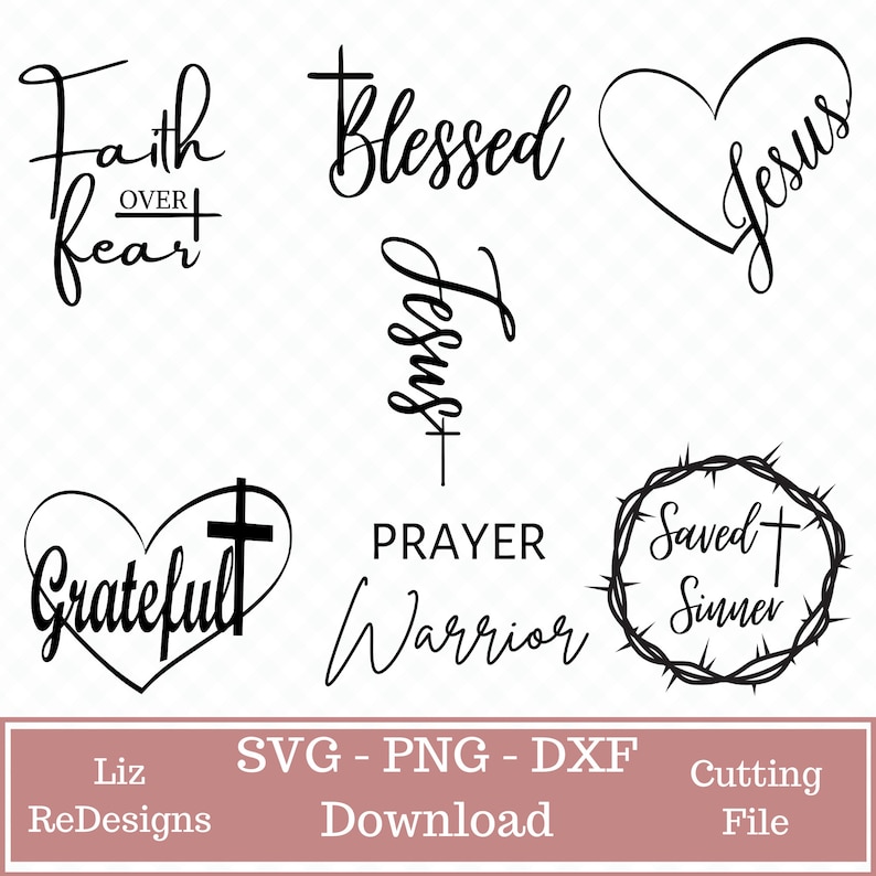 Download Christian Bundle SVG Religious SVG Jesus Bundle | Etsy
