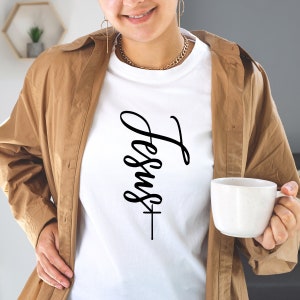 Jesus Cross Svg - Cross Svg - Christian SVG - Religious SVG - Religious Svg - Faith SVG - Shirt Svg - Cut Files - Cricut