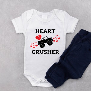 Herz Crusher Svg - Monster Truck Herz Svg - Junge Valentinstag Svg - Süße Kinder Svg - Kinder Valentinstag Shirt Svg - Valentinstag svg - Digital