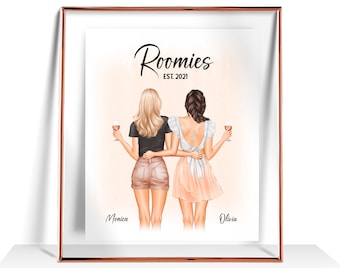 Dorm Decor Roommate Gift Dorm Decor For College Girls College Dorm Decor Roommate Birthday Gift Dorm Room Decor Roomie gift Roommate print