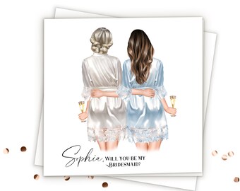 Personalized Bridesmaid Gifts Bridesmaid Proposal Gift Personalized Bridesmaid Card Bridesmaid Proposal Card Wedding Cards Maid Of Honor
