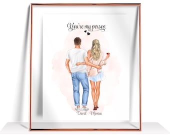 Personalisiertes Geschenk für Sie Valentinstag Geschenk Für Ihn Personalisiertes Geschenk für Sie Valentinstag Druck Freund Geschenk